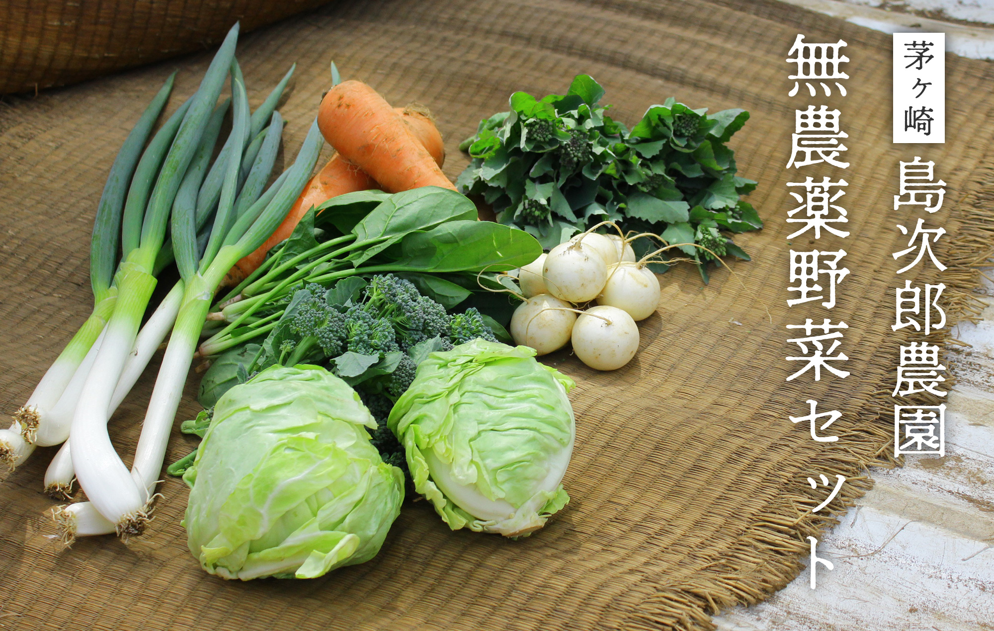 無農薬 無化学肥料の湘南野菜を産地直送 島次郎農園 旬の野菜セット